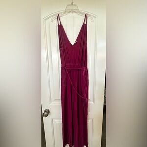 Old Navy Burgundy Jumpsuit